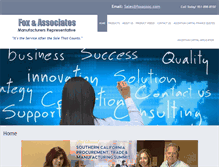 Tablet Screenshot of foxassoc.com